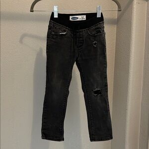 Old Navy Distressed Black Kids Jeans